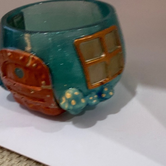 Unique Resin Whimsical Mushroom House Jar - Picture 8 of 10